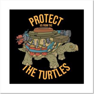 protect us from the turtles. Posters and Art